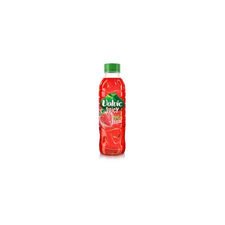 Volvic Juicy Eau plate aromatisée Fraise - Lot 12 bouteilles PET 50 cl