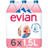 Eau minérale Evian – pack 6x1,5 L